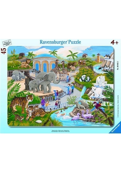 Ravensburger 45 Parça Bçer Puzzle Hayvanat Bahçesi 066612