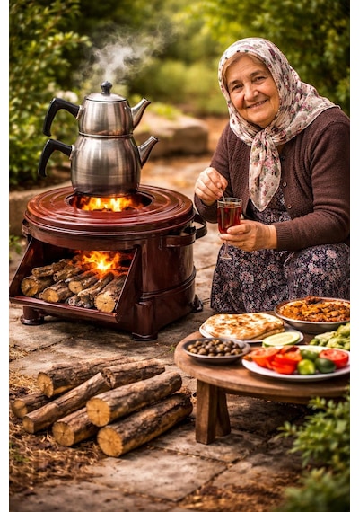 Çalı Sobası Çırpı Sobası Bahçe Sobası Çalı Çırpı Sobası