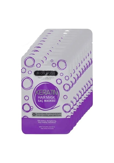 Jenerik Keratin Saç Maskesi 25 Ml 24 Adet - Yıpranmış Saçlar İçin - Mrfs