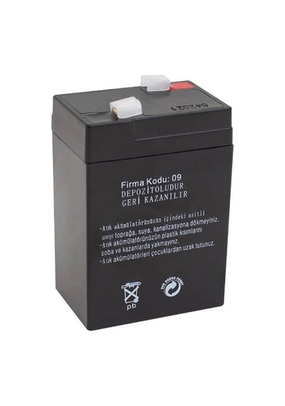 Atex 6 Volt 4 Ah Işıldak Aküsü 70 48 101 Mm