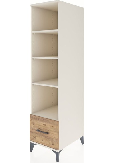 Kronos Dolap 4 Raflı Tek Çekmeceli 44x59x182 Aytaşı-çam Aytaşı