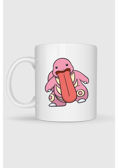 Lickitung Tasarımlı Kupa Bardak Beyaz