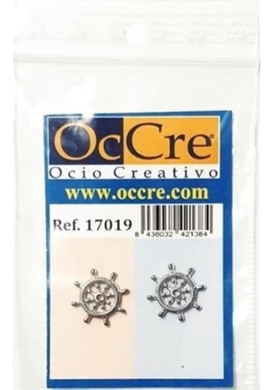 Occre 17019 Dümen Simidi 15 Mm. Zamak, 2 Adet-55327