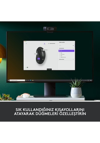 Logitech Signature M650 Küçük Ve Orta Boy Sağ El Için Sessiz Kablosuz Mouse, Siyah 910-006253