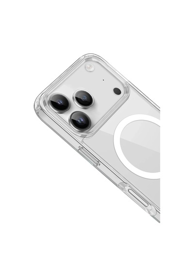 Apple Uyumlu iPhone 17 Pro İçin Magsafe Özellikli Şeffaf Kılıf Şeffaf