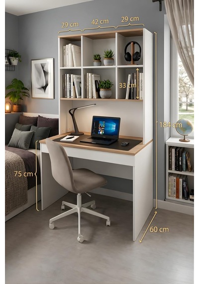 Arion Kids Yeni Nesil Genç Odası Çalışma Masası Kitaplık Takım Mdf Ergonomik Tasarım Açılabilir Kapaklı Model Çok Renkli Arion Kids Yeni Nesil Genç Odası Çalışma Masası Kitaplık Takım Mdf Ergonomik Tasarım Açılabilir Kapaklı Model Çok Renkli