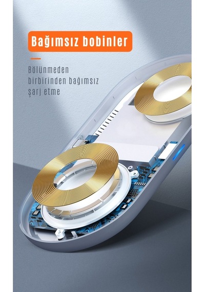 Apple Watch Uyumlu iPhone Kablosuz Şarj Kiti