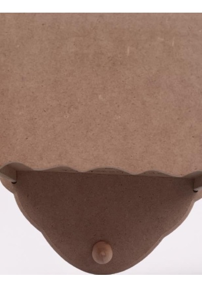 Hobi 90055 Dekoratif Gazetelik Kutu Model Ahşap Ham Mdf El Yapım