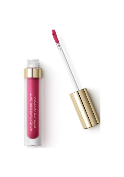 Kiko Holiday Wonderlights Sparkly Matte Liquid Lipstick 02 Cozy Fuchsia