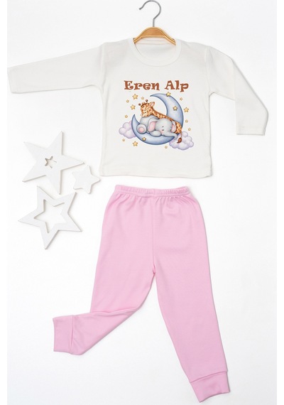 Pia Baby İsme Özel Erkek Çocuk Pijama Takımı %100 Pamuk Penye İsim Baskılı Kişiye Özel Çocuk Pijaması 10532p14pi Krem Pia Baby İsme Özel Erkek Çocuk Pijama Takımı %100 Pamuk Penye İsim Baskılı Kişiye Özel Çocuk Pijaması 10532p14pi Krem