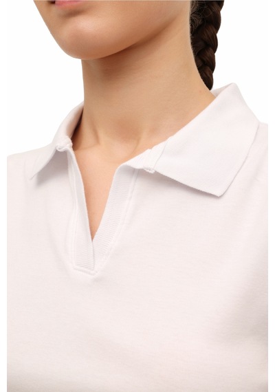 Kinetix Wb Polo Yaka 10mdk212 5fx Ekru Kadın Atlet Bej