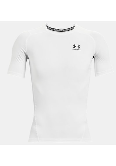 Under Armour Erkek HeatgearArmour Kısa Kollu 1361518-100 Beyaz