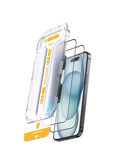Buff Apple iPhone 15 Uyumlu 5d Easyfit Ekran Koruyucu