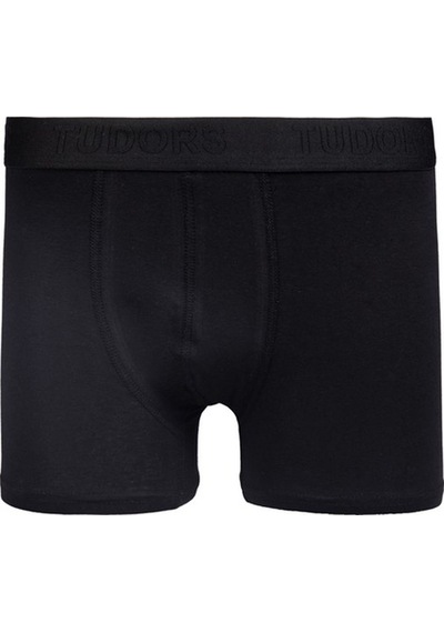 Tudors 27764 Erkek Boxer 2'Li Bordo - Siyah