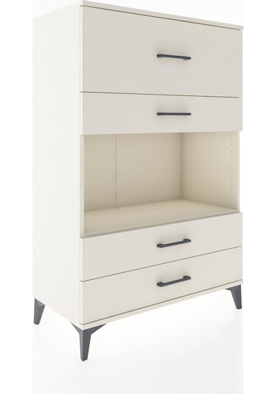 Hyperion Dolap Tek Raflı 4 Çekmeceli 88x44x134 Aytaşı-aytaşı Aytaşı
