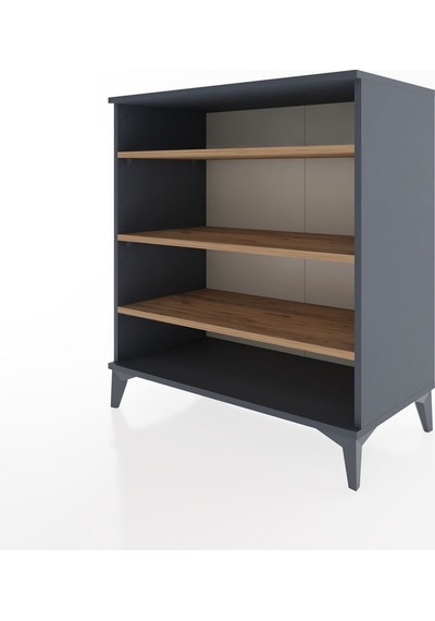 Hyperion Şifonyer 3 Raflı 88x44x96 Antrasit-çam Antrasit