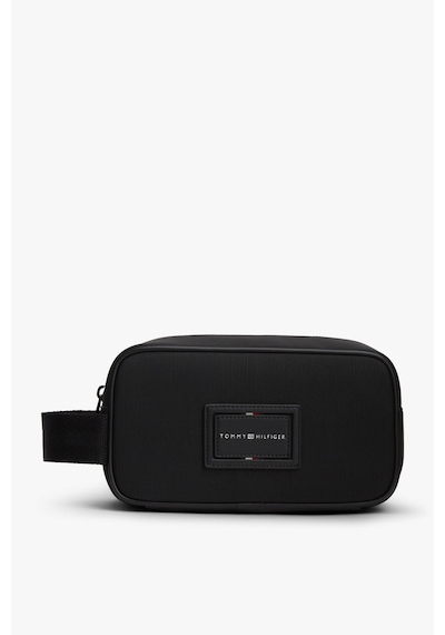 Tommy Hilfiger Th Foundatıon Washbag Erkek Siyah Çanta - Am0am14549