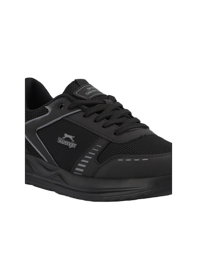 Slazenger GUMMY I Erkek  Siyah / Siyah Koşu & Yürüyüş Spor Ayakkabısı
