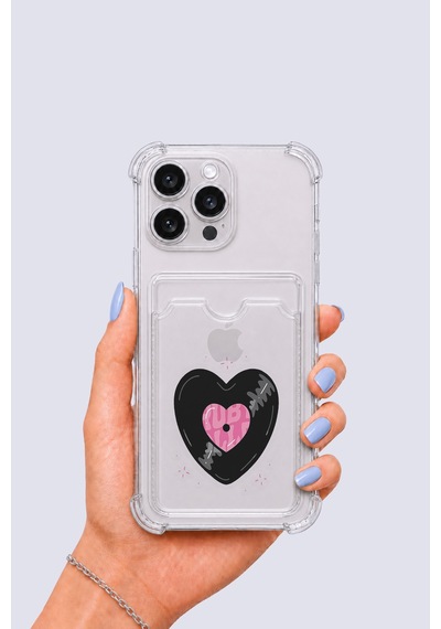 iPhone Uyumlu 14 Pro Max Kartlıklı Vinly Desenli Kılıf Mh-hs6989-8498