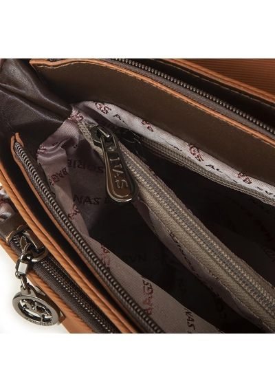 Nas Bag Çapraz Çanta Taba Kahve Karaca Taba