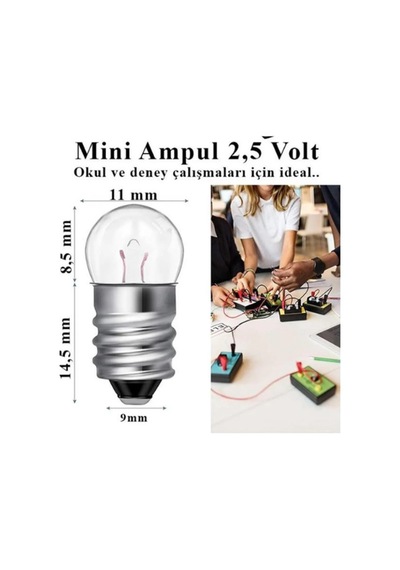 Basit Elektrik Devresi Deney Seti Pilli