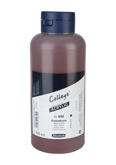 Schmincke : College Serisi Akrilik Boya : 750 Ml : Deep Brown