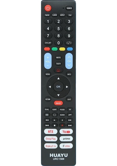HUAYU KL URC1569 NETFLIX-YOUTUBE-PRIME VIDEO-GOOGLE PLAY-RAKUTEN