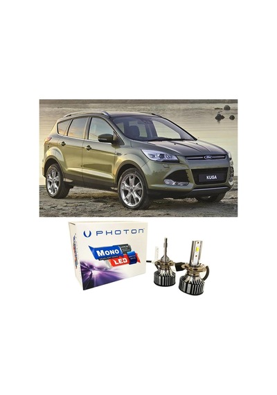 Ford Kuga 2 Led Xenon Kısa Far Ampulü H7 Mono Yeni Seri Beyaz 2013-2016