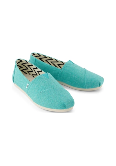 10021939 Blue Espadril / Keten Kadın 10017719 10021933 10021939 Toms Alpargata Classic Heritage Can 10021939 Blue