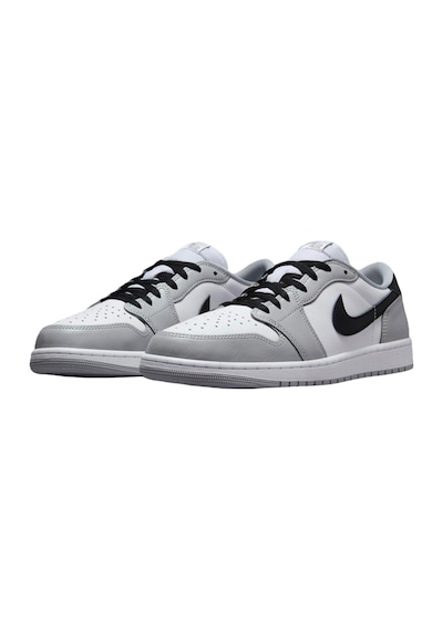 Nike Air Jordan 1 Retro Low Og Leather Unisex Sneaker Hakiki Deri Unisex Günlük Spor Ayakkabı Beyaz Gri Beyaz - Gri Nike Air Jordan 1 Retro Low Og Leather Unisex Sneaker Hakiki Deri Unisex Günlük Spor Ayakkabı Beyaz Gri Beyaz - Gri