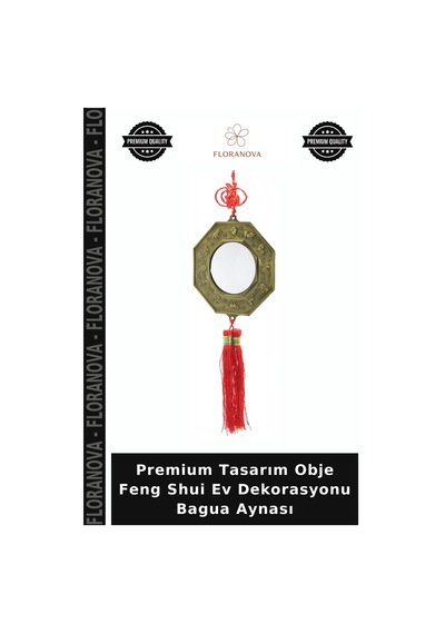 Premium Tasarım Obje Feng Shui Ev Dekorasyonu Bagua Aynası Diğer