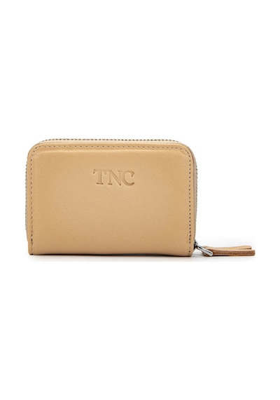 Tamer Tanca Unisex Hakiki Deri Bej Cüzdan 1039 222 Erk Czdn Sk24-25 Bej Dr Bej