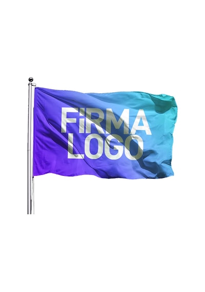 Özel Logolu Gönder Flama 150X225 - Çift Kat Saten