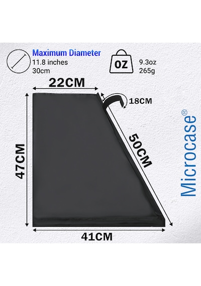 Microcase Elektrikli Araçlar İçin Şarj Soket Yağmurluk Yağmur Toz Koruma Brandası 2 Adet Siyah AL5423