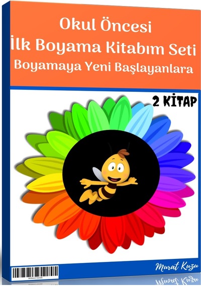 Okul Öncesi İlk Boyama Kitabım Seti (2 Kitap)