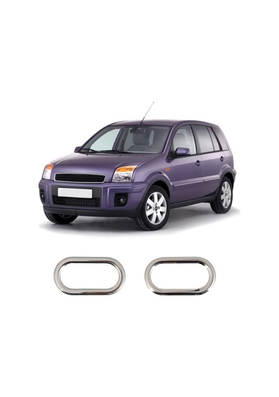 Ford Fusion Uyumlu 2002-2012 Krom Sinyal Çerçevesi 2 Parça Paslanmaz Çelik
