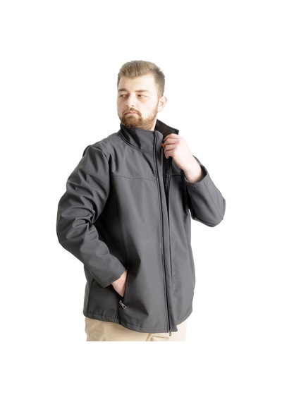 Mode Xl Büyük Beden Erkek Mont Basic Waterproof 21232 Antrasit 001