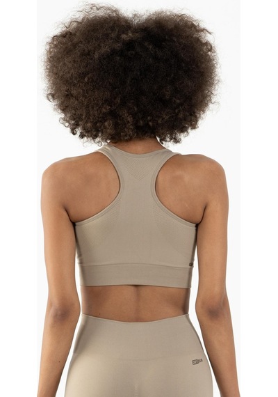 Maraton Active Slimfit Kadın Atlet Yaka Kolsuz Koşu Açık Vizon Bra 813090-açık Vizon Açık Vizon