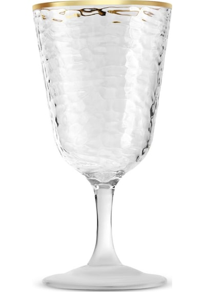 Karaca Akroma Transparent Kadeh 360 Ml Gold