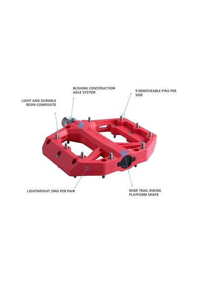 Shimano Pedal Mtb Pd-gr400 Platform Kırmızı