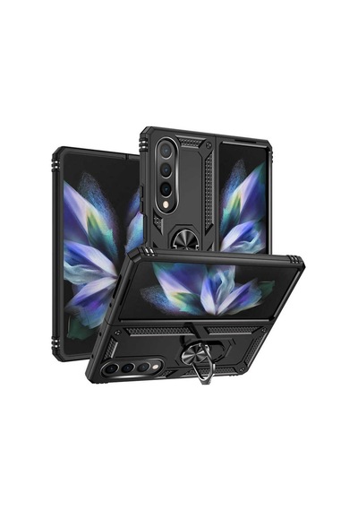 Galaxy Z Fold 4 Kilif Zore Vega Yüzüklü Standli Zirh Kilif 556700645