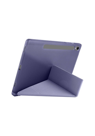 Galaxy Uyumlu Tab S10 Fe Kılıf Tri Folding Kalem Bölmeli Standlı Kılıf Tablet Kılıfı