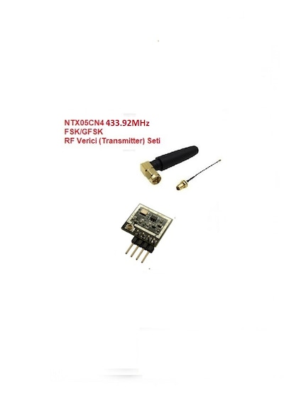 433.92mhz Fsk/gfsk Rf Verici Seti Ntx05cn4-set
