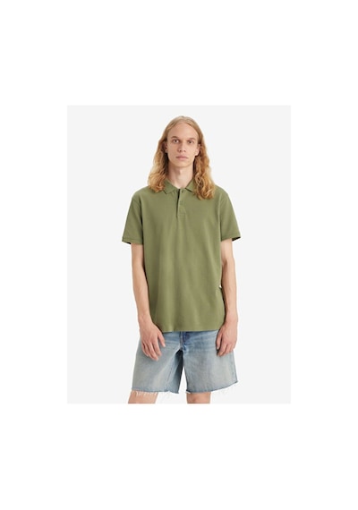 Levi's % 100 Pamuk Regular Fit Polo Yaka T Shirt Erkek Polo Yaka T Shirt A9451 Haki