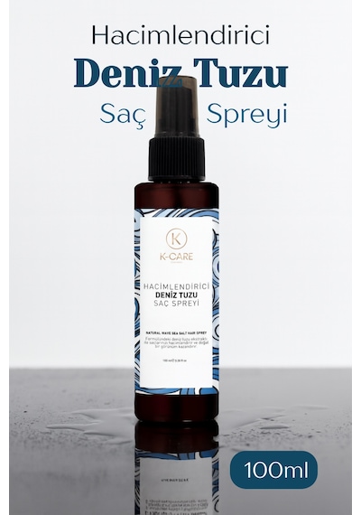 K K-care Cosmetics Doğal Dalga Sağlayan ve Hacim Veren Deniz Tuzu Saç Spreyi 100 ML﻿﻿