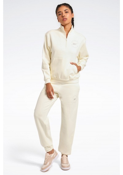 Reebok Q3 Ide Fleece Mıdlayer Bej Kadın Sweatshirt Bej