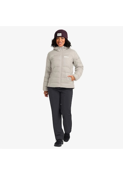 Jack Wolfskin Ather Down Hoody Kadın Gri Mont A60330 2800153