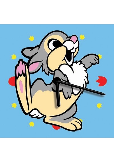 Disney Thumper Saat Clock Kum Boyama Seti-red Castle S-0019