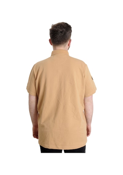 Mode Xl Büyük Beden Erkek T-Shirt Polo Aırforce 23337 Bej 001