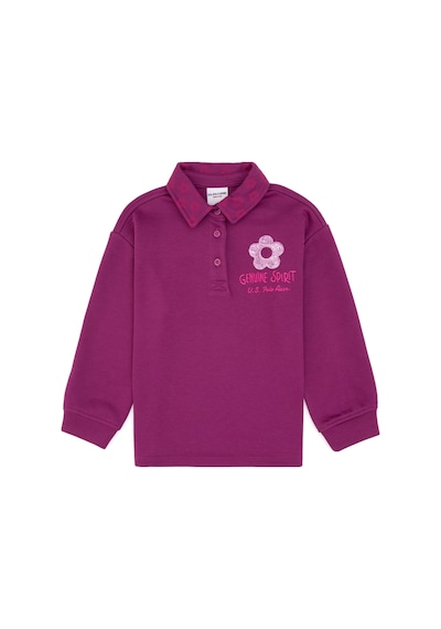 U.s. Polo Assn. Kız Çocuk Menekşe Sweatshirt 50317914-vr037 Menekse